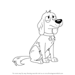How to Draw Ralph from Pound Puppies
