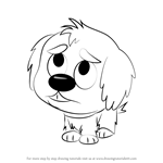 How to Draw Shaggles from Pound Puppies