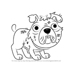 How to Draw Stuffy from Pound Puppies