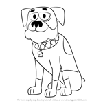 How to Draw Tyson from Pound Puppies