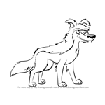 How to Draw Woof-Bark-Tooth from Pound Puppies
