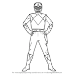 How to Draw Blue Ranger from Power Rangers