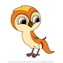 How to Draw Phoenix from Puffin Rock