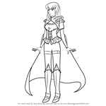 How to Draw Amber from RWBY