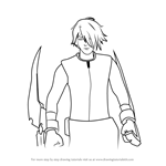 How to Draw Fox Alistair from RWBY