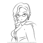 How to Draw Glynda Goodwitch from RWBY