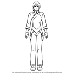 How to Draw Lie Ren from RWBY