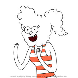 How to Draw CJ from Regular Show