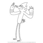 How to Draw Mordecai from Regular Show