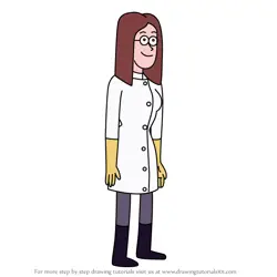 How to Draw Pam from Regular Show