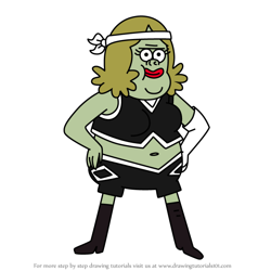 How to Draw Peggy Gutsmandottir from Regular Show