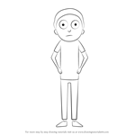How to Draw Morty from Rick and Morty