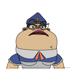 How to Draw Bus Lady Cram from Fanboy & Chum Chum