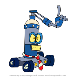 How to Draw Dad Unit from Robot Jones