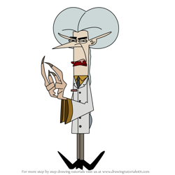 How to Draw Dr. Acula from Fanboy & Chum Chum