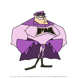 How to Draw Fanman from Fanboy & Chum Chum