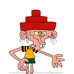 How to Draw Lenny Yogman from Robot Jones