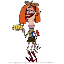How to Draw Madame LaVache from Fanboy & Chum Chum