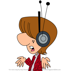 How to Draw Mitch Freeman Davis from Robot Jones