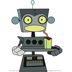 How to Draw Mr. Roboto from Fanboy & Chum Chum