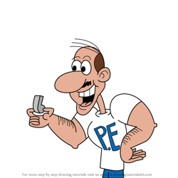 How to Draw Mr. Workout from Robot Jones