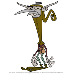 How to Draw Scrivener Elf from Fanboy & Chum Chum