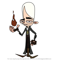 How to Draw Sigmund the Sorcerer from Fanboy & Chum Chum