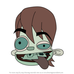 How to Draw The Gooper from Fanboy & Chum Chum