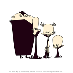 How to Draw Vamps from Fanboy & Chum Chum