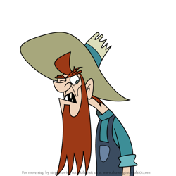 How to Draw Farmer Stenkie from Robotboy