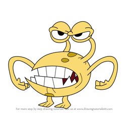 How to Draw Guab from Robotboy