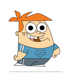 How to Draw Gus Turner from Robotboy