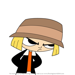 How to Draw Kurt wearing his gym outfit from Robotboy