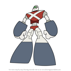 How to Draw Robotman from Robotboy