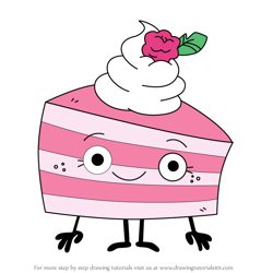 How to Draw Raspberry Cake from Rock Paper Scissors