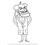 How to Draw Doctor J from Roll No 21