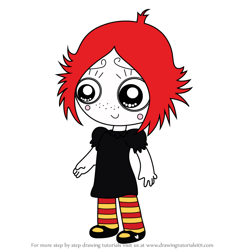 How to Draw Ruby Gloom from Ruby Gloom