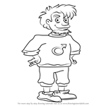 How to Draw Frederick from Rugrats