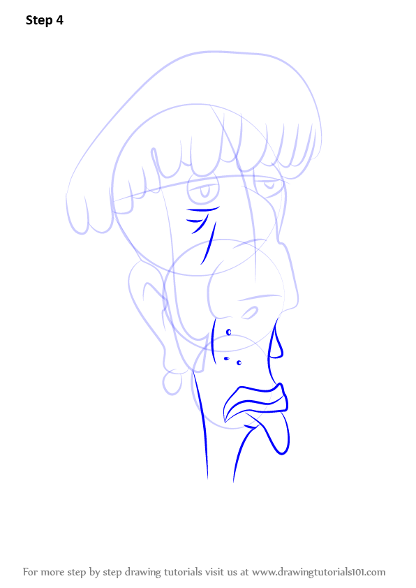 Step by Step How to Draw JeanClaude from Rugrats