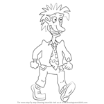 How to Draw Stu Pickles from Rugrats