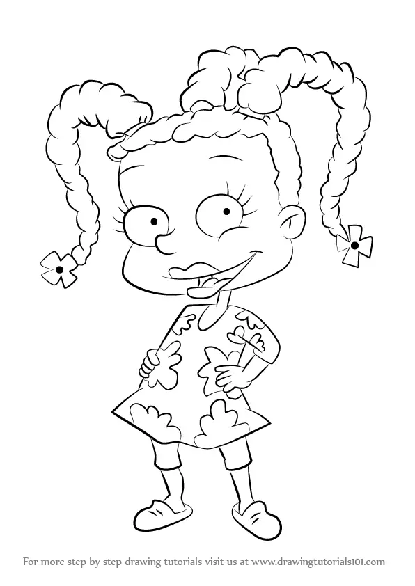 Learn How To Draw Susie Carmichael From Rugrats Step By.
