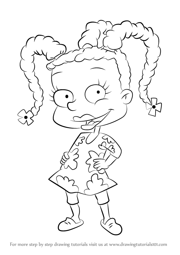 Learn How to Draw Susie Carmichael from Rugrats (Rugrats) Step by Step