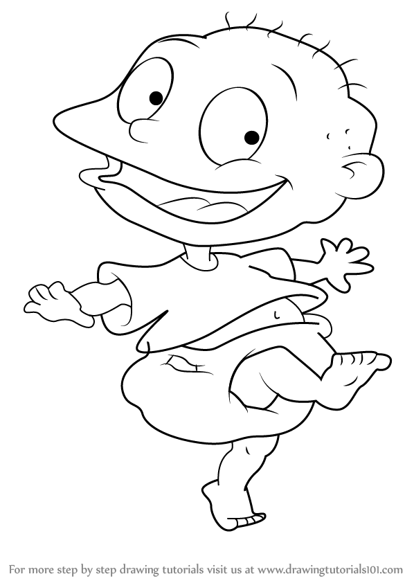 rugrats tommy coloring pages