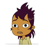 How to Draw Javed from Sally Bollywood Super Detective