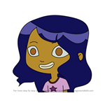 How to Draw Melody from Sally Bollywood Super Detective