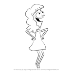 How to Draw Megan Sparkles from Sanjay and Craig