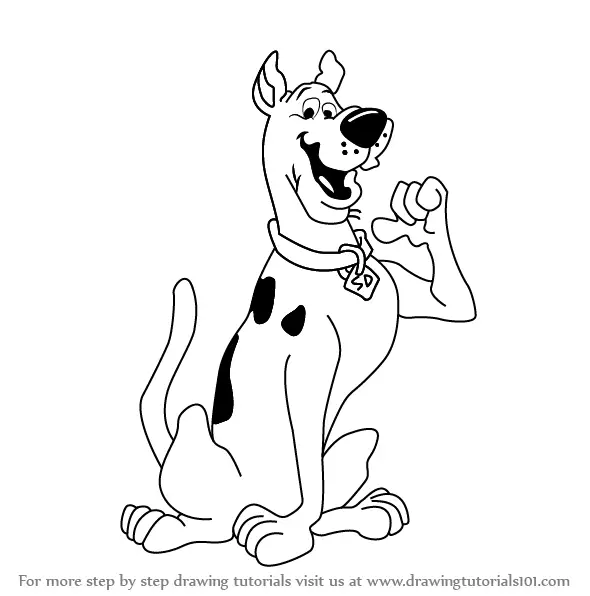 Learn How to Draw Scooby  Doo  from Scooby  Doo  Scooby  Doo  