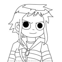 How to Draw Ramona Flowers from Scott Pilgrim Takes Off