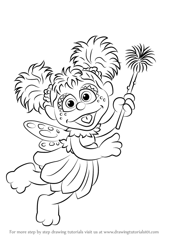 Learn How to Draw Abby Cadabby from Sesame Street (Sesame Street) Step