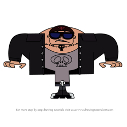 How to Draw Kid Ruthless from Sidekick